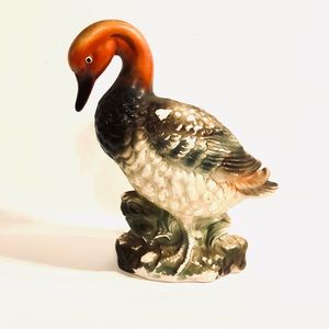 Classic (Mallard) Red Head Ceramic Duck